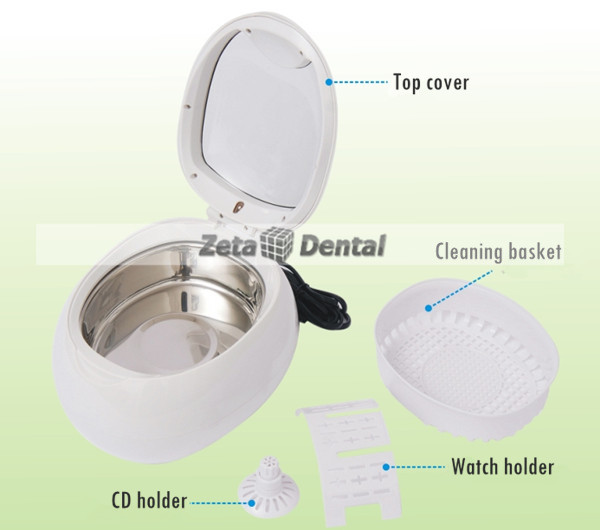 Jeken&reg; 0.6L Ultrasonic Cleaner CD-7800